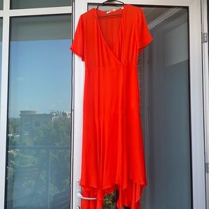 ALC Red Flowing Dress (Size 8)